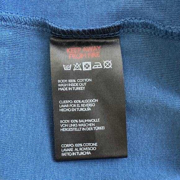 BDG Love Generation Baby Cotton Graphic T-shirt In Royal Blue Mushroom - Picture 7 of 8